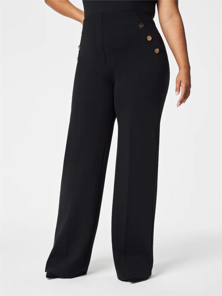 BUTTON WIDE LEG PANT(BUY 2 FREE SHIPPING)